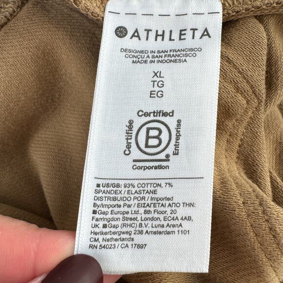 Athleta Big Sur Brown Farallon Pant Semi-Fitted Straight Leg 533741 Size XL - Picture 10 of 16